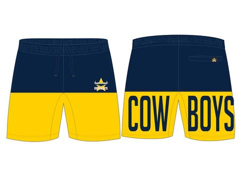 North Queensland Cowboys Mens Performance Training Shorts