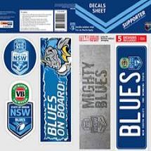 NSW Blues Bumper Decal Sheet