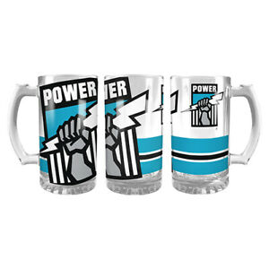 Port Adelaide Power Giant Glass Stein 1.5Ltr