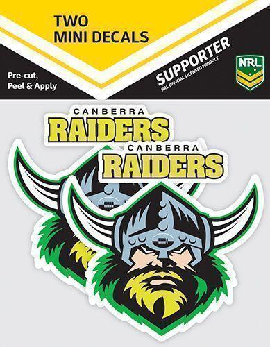 Canberra Raiders Mini Decals