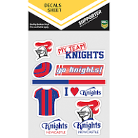 Newcastle Knights Mixed Decals Sheet