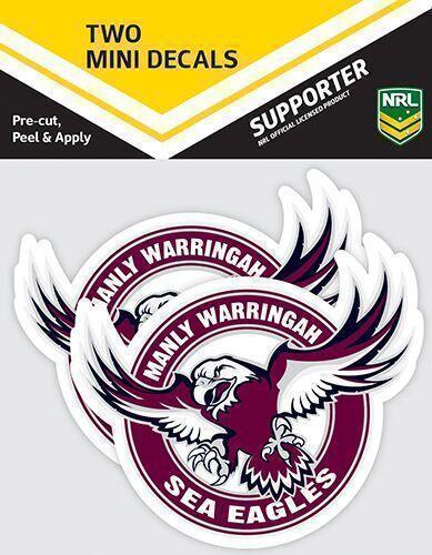 Manly Sea Eagles Mini Decals