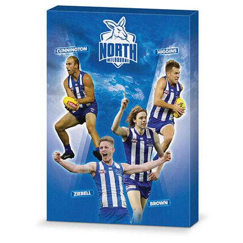 North Melbourne Kangaroos Canvas Print - 4 Player Design
