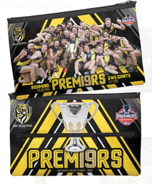 Richmond Tigers Pencil Case - 2019 PremiersTeam Photo