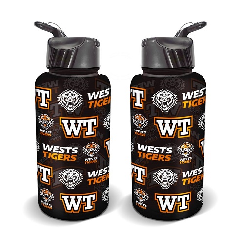 West Tigers Drink Bottle - Flip