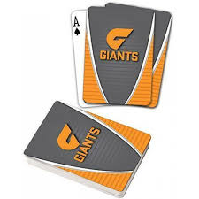 GWS Giants Playing Cards