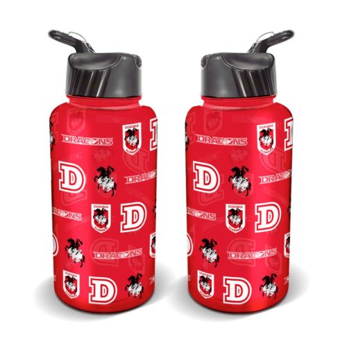 St George Dragons Drink Bottle - Flip