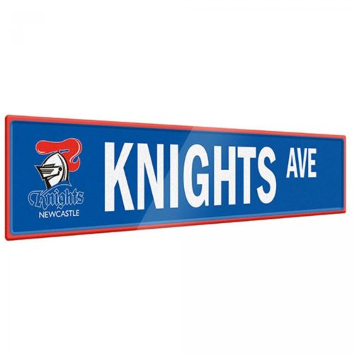 Newcastle Knights Street Sign