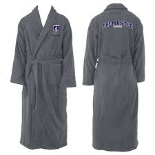 Fremantle Dockers Mens Bath Robe - Long Sleeve