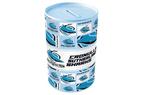 Cronulla Sharks Tin Money Box