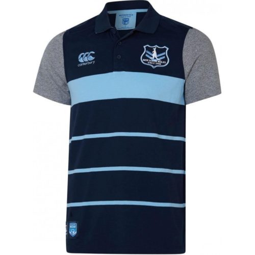NSW Blues Mens Vintage Yarn Dye Polo