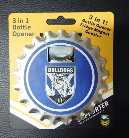 Canterbury Bulldogs 3 in 1 Bottle Opener