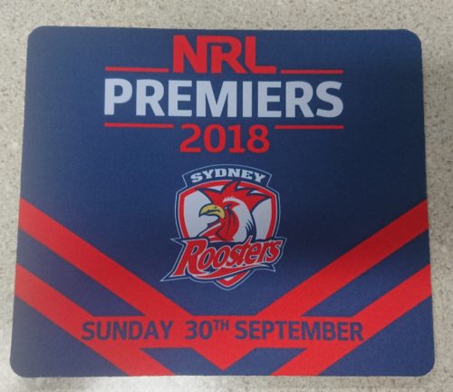 Sydney Roosters Mouse Mat - 2018 Premiers Score