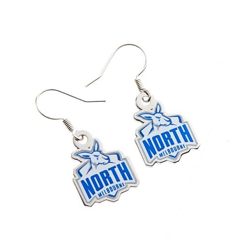 North Melbourne Kangaroos Earrings - Logo