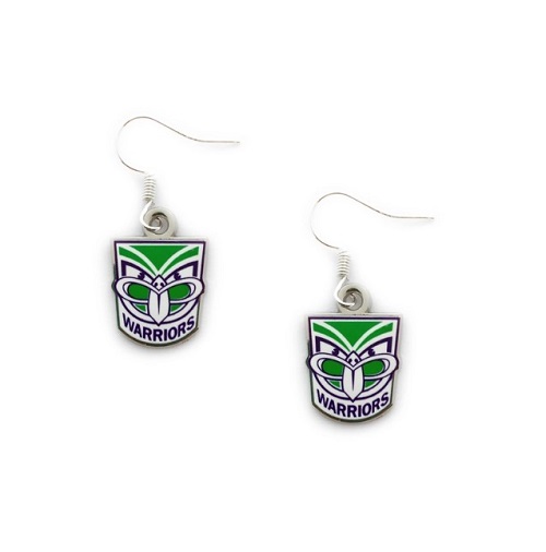 NZ Warriors Earrings - Logo