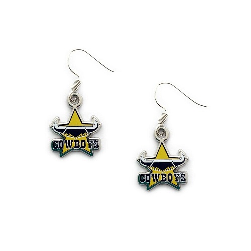 North Queensland Cowboys Earrings - Logo