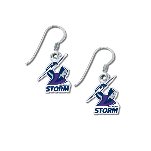 Melbourne Storm Earrings - Logo