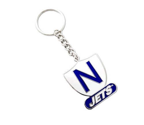 Newtown Jets Keyring - Metal Logo
