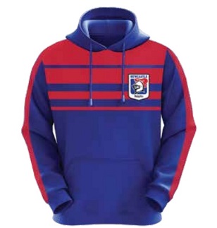 Newcastle Knights Mens Retro Hoodie