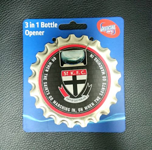 St Kilda Saints 3 in 1 Bottle Opener