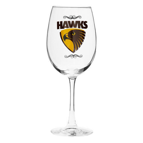 Hawthorn Hawks Wine Glass