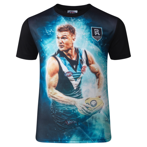 Port Adelaide Power 2022 Kids Player Tee - Ollie Wines