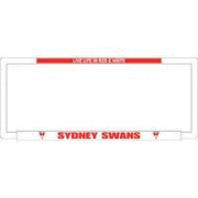 Sydney Swans Number Plate Frame