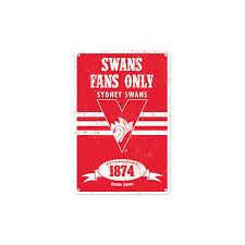 Sydney Swans Retro Metal Sign