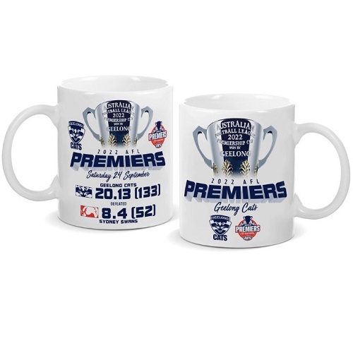 Geelong Cats Coffee Mug - 2022 Premiers