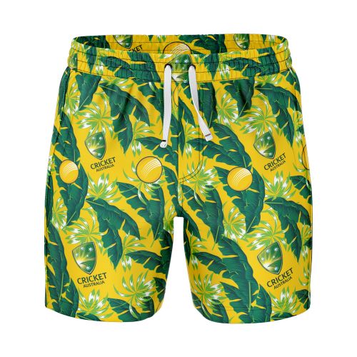 Cricket Australia Mens Volley Shorts - Paradise
