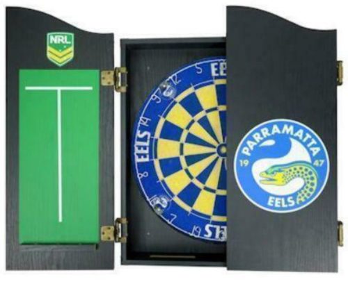 Parramatta Eels Dartboard & Cabinet