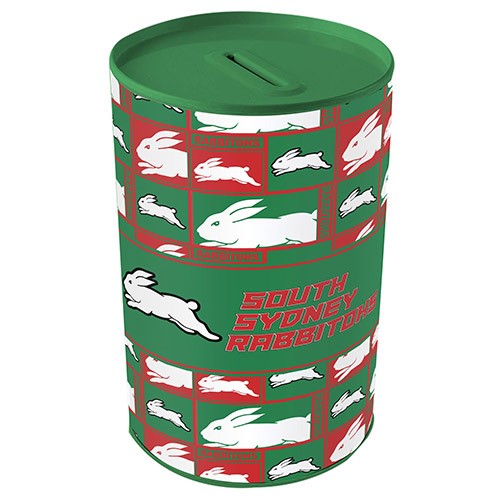 South Sydney Rabbitohs Tin Money Box