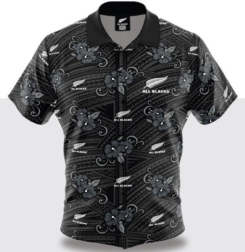 All Blacks Mens Tribal Shirt