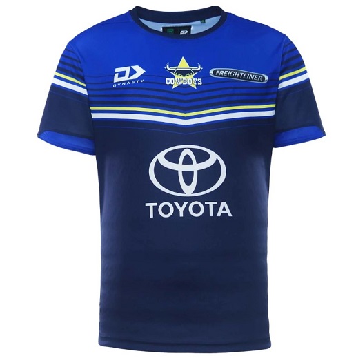 North Queensland Cowboys Mens Training Tee - Navy