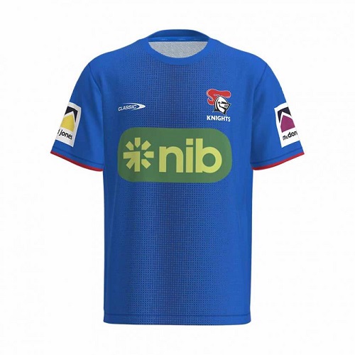 Newcastle Knights Mens Training Tee - Navy