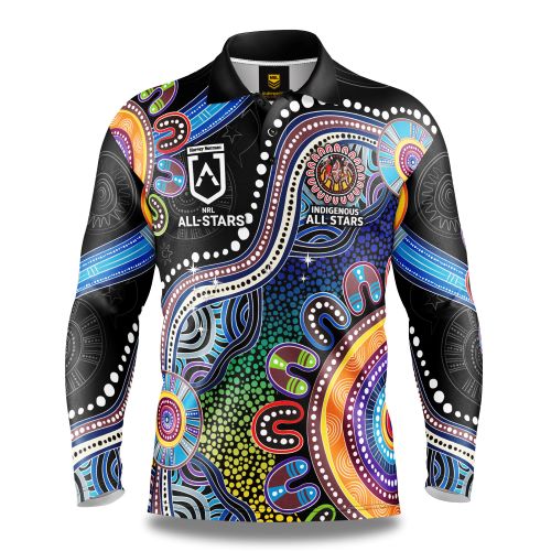 All Stars Indigenous Mens Fishing Shirt - Heritage