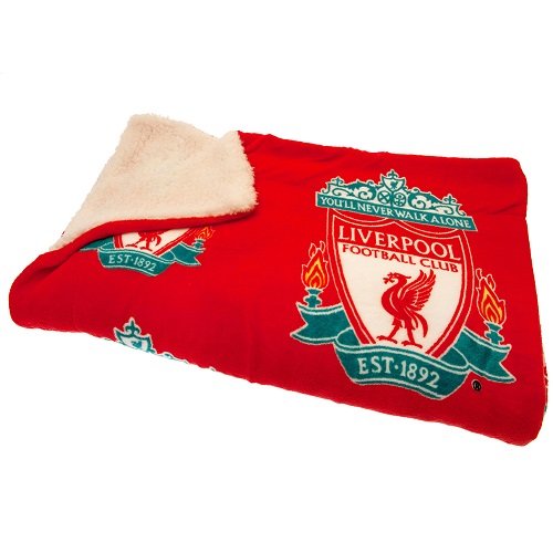 Liverpool FC Blanket - Sherpa Fleece