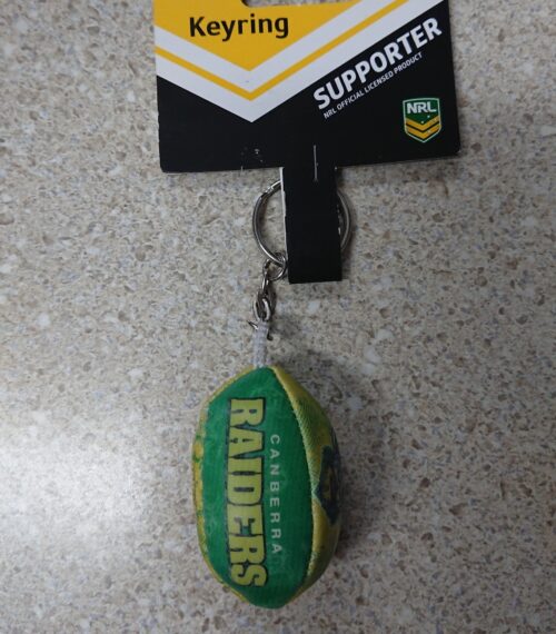 Canberra Raiders Keyring - Soft Footy