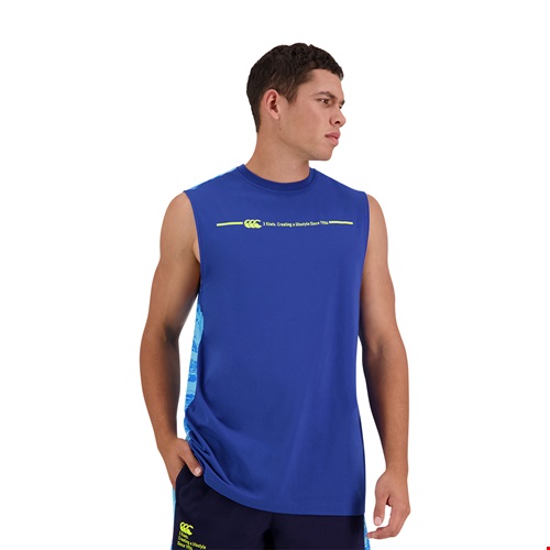Canterbury Mens Milita Tank - Monaco Blue