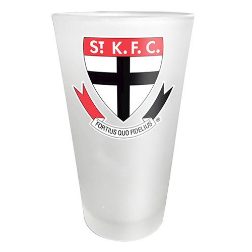 St Kilda Saints Frosted Glass