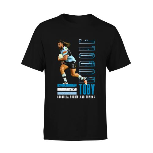 Cronulla Sharks Mens Player TShirt - Toby Rudolf