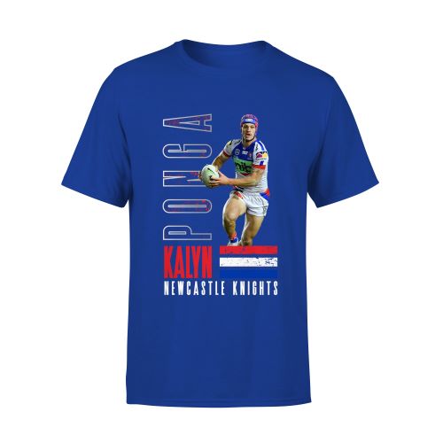 Newcastle Knights Mens Player TShirt - Kayln Ponga