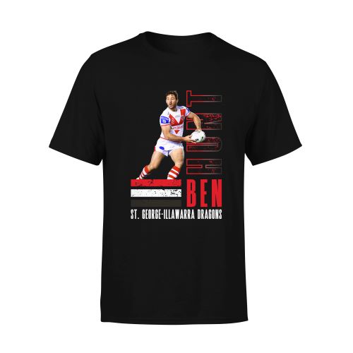 St George Dragons Mens Player TShirt - Ben Hunt