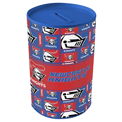 Newcastle Knights Tin Money Box