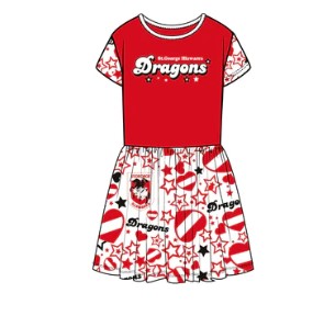 St George Dragons Girls Dress - Heartbreaker