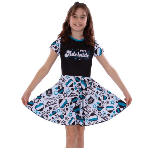 Port Adelaide Power Girls Dress - Heartbreaker