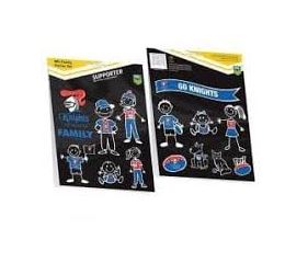 Newcastle Knights Family Sticker
