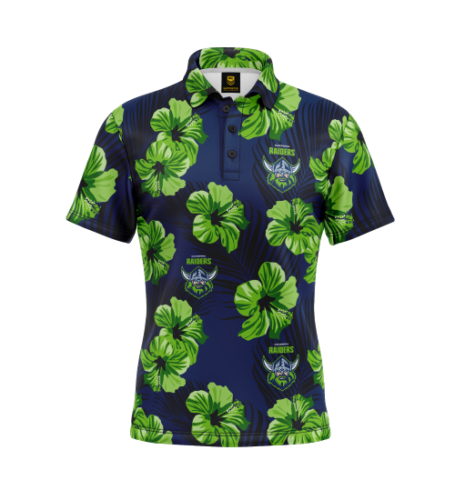 Canberra Raiders Mens Golf Polo - Aloha