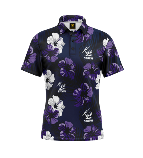 Melbourne Storm Mens Golf Polo - Aloha