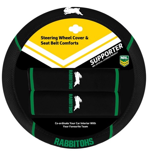South Sydney Rabbitohs Car Steering Wheel Set
